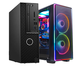 Computadores de escritório e linha gamer